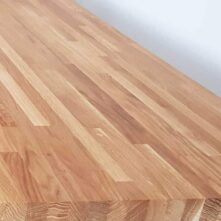 table with oak top