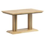 Oak wood coffee table modern