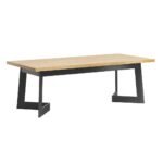 Table with oak top "future style" loft