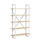 White bookcase for books or binders