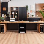 biurko do recepcji dwuosobowe