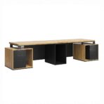 double desk for corporate work