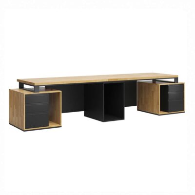double desk for corporate work