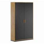 File cabinet made of wood, board and metal. Width 90cm