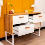 biurowa komoda z czterema szufladami