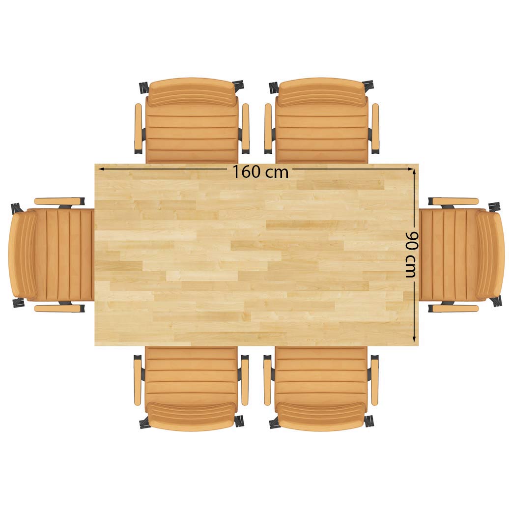 klayczny-stol-z-drewnianym-blatem-160x90-cm Klasyczny stół z drewnianym blatem 160x90 cm
