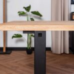 stół do sali konferencyjnej z naturalnego drewna