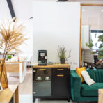 cabinet under the coffee machine