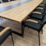 conference table on metal legs