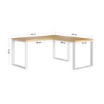 white corner desk