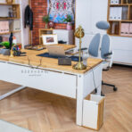 white corner desk
