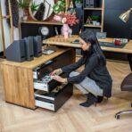 desk with drawers