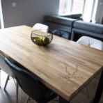 loft table with wooden top