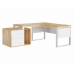 white corner desk