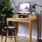 oak desk, secretary