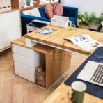 loft desk oak