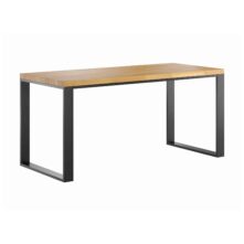 desk with wooden top
