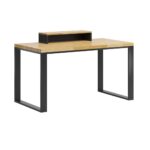 Desk with oak top 140x70 + extension unit FREE of charge