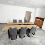 conference table with wooden top loft