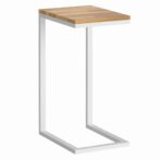 white auxiliary table for laptop