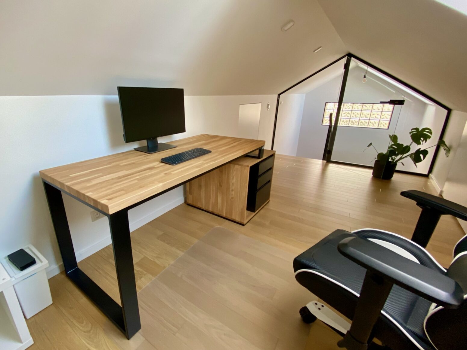 wood and metal desk wood and metal desk