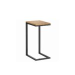 Wood and metal loft auxiliary table