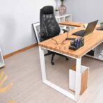 white loft desk