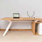 premium white desk