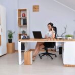 cabinet desk white