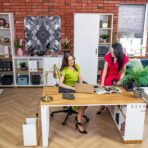 wood desk