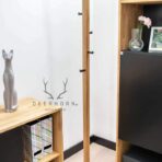 modern reception desk hanger