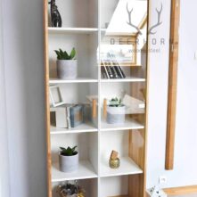 wood and glass showcase