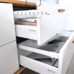 white dresser with drawers
