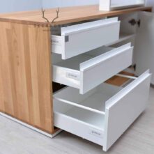 white desk cabinet