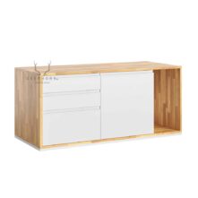 white cabinet with drawers