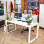 computer desk white