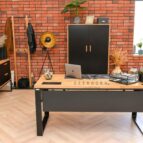 desk with blends