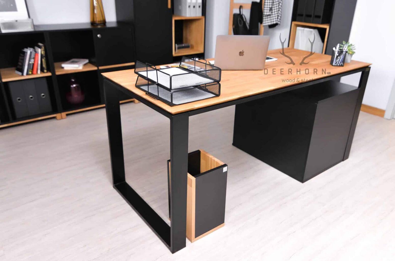 desk_with_deborym_blank desk with oak top