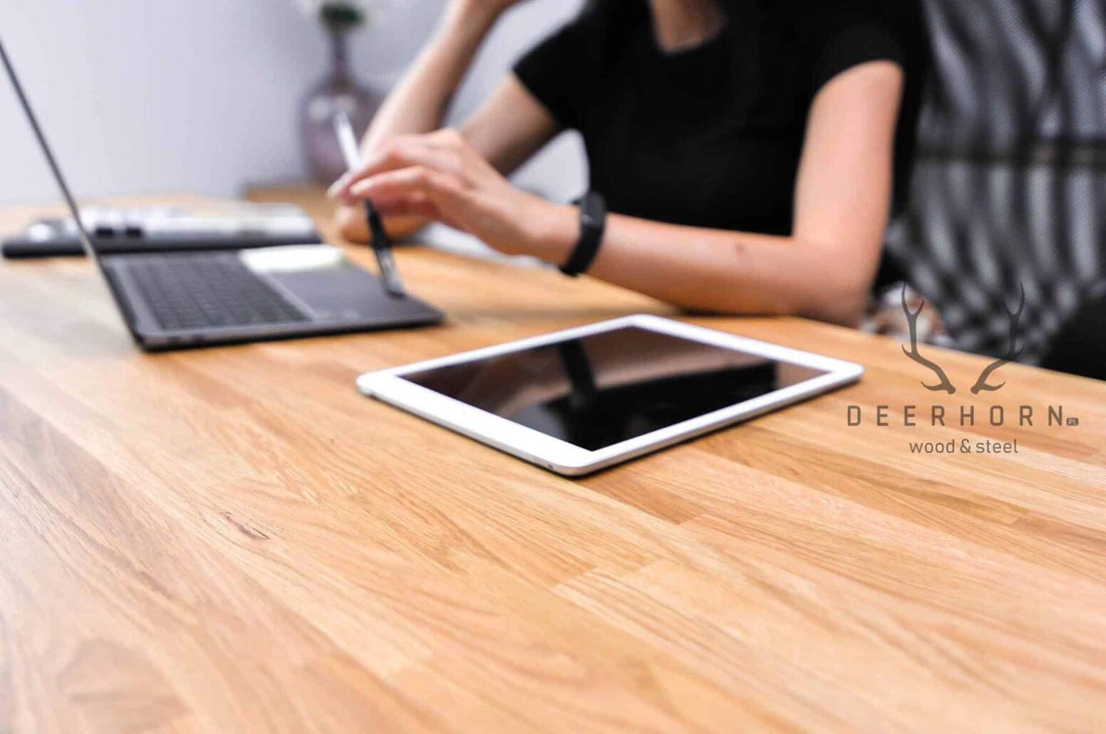 desk_with_wood_top desk with wooden top