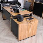 desk with cover