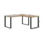 klasyczne biurko do pracy zdalnej