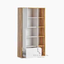 white loft cabinet
