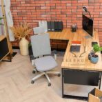 desk with extension