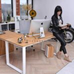 white corner desk