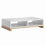 white coffee table