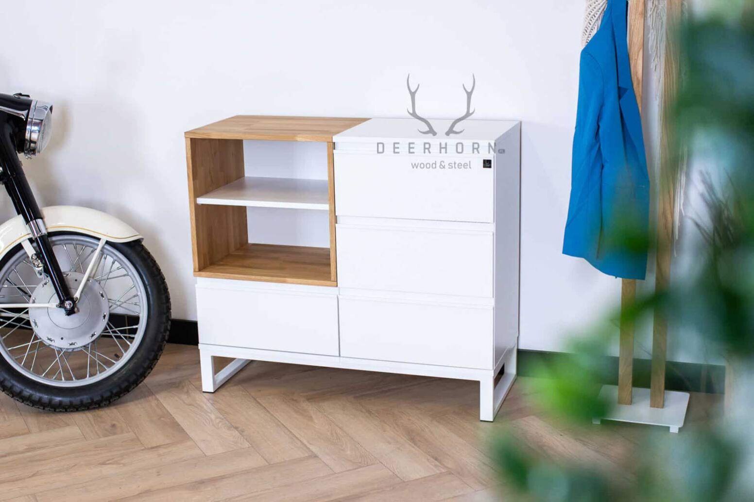 biala_comoda_office white office dresser