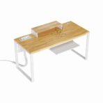 white loft desk