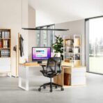White fashionable office furniture