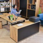 wooden desk