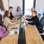 conference table with chairs